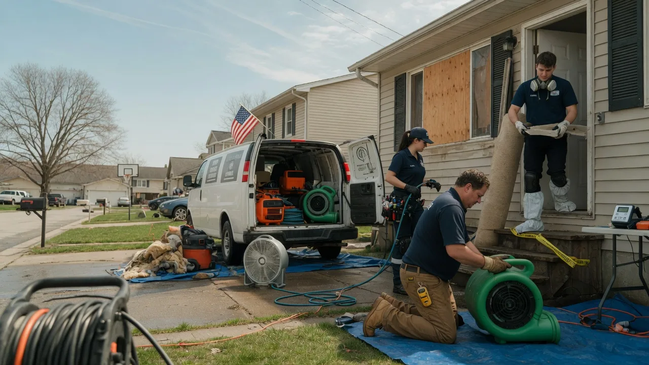 Water Damage Restoration in Clinton, IN near me